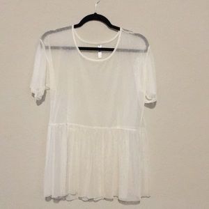 Piphany Mesh Top! Only worn once!